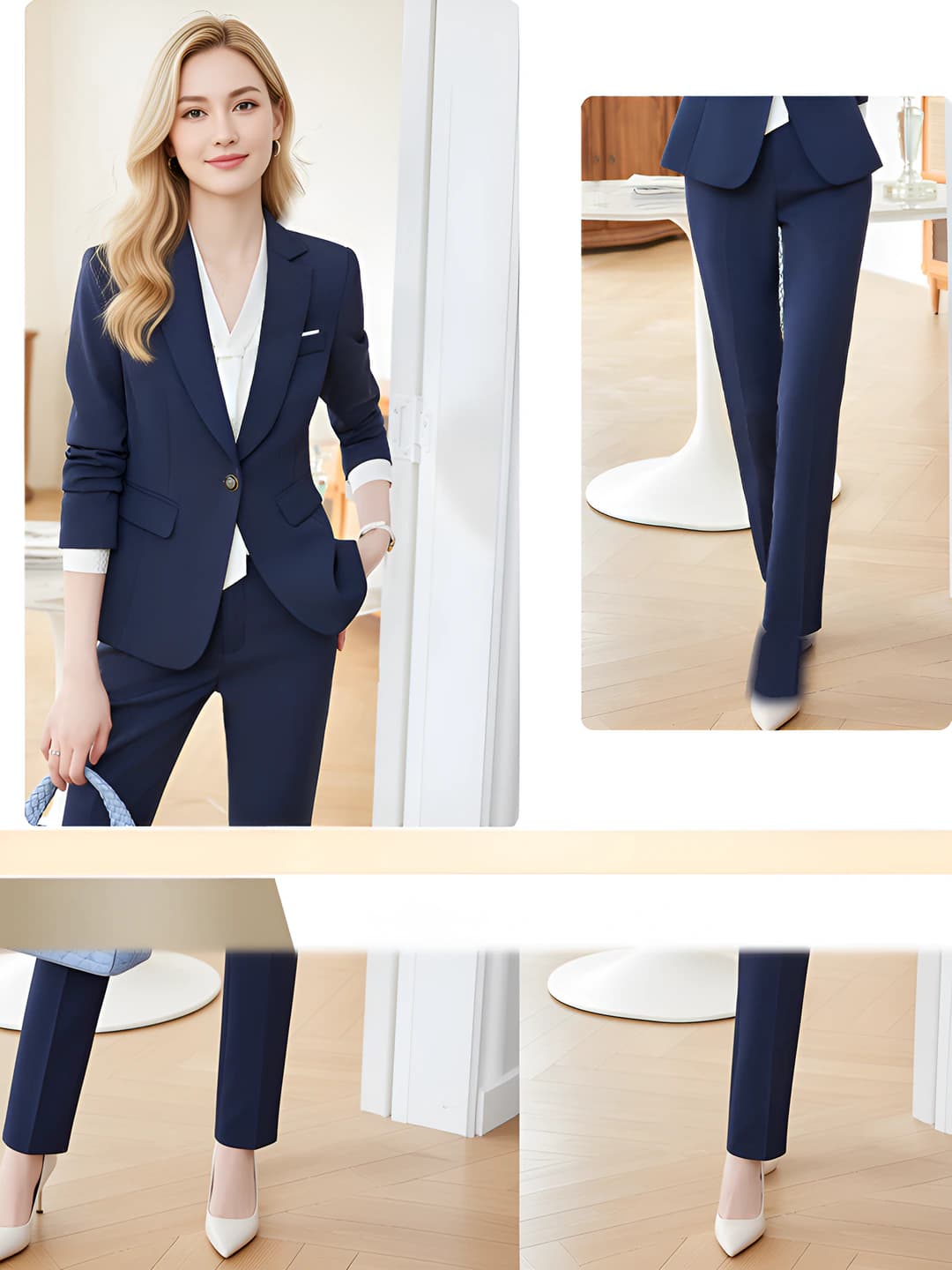 Blue blazer + pants