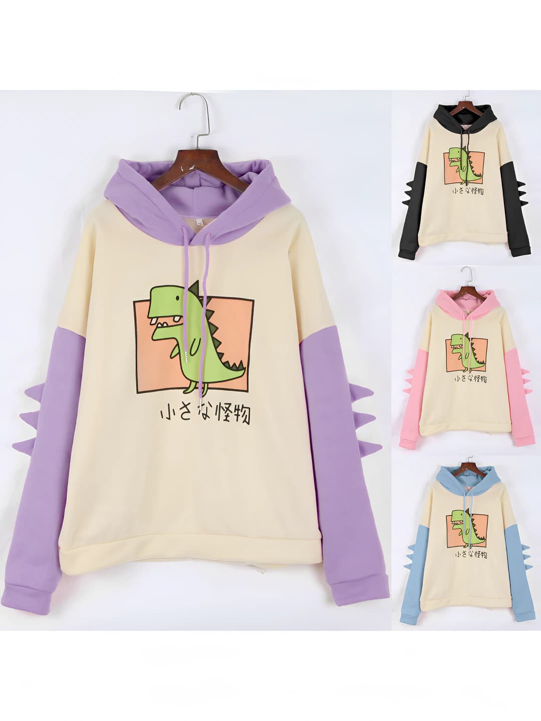 Ayollar uchun qishki bo'sh (oversize) svitshot, uzun yeng, bosma naqshli, milk silk mato, 2026