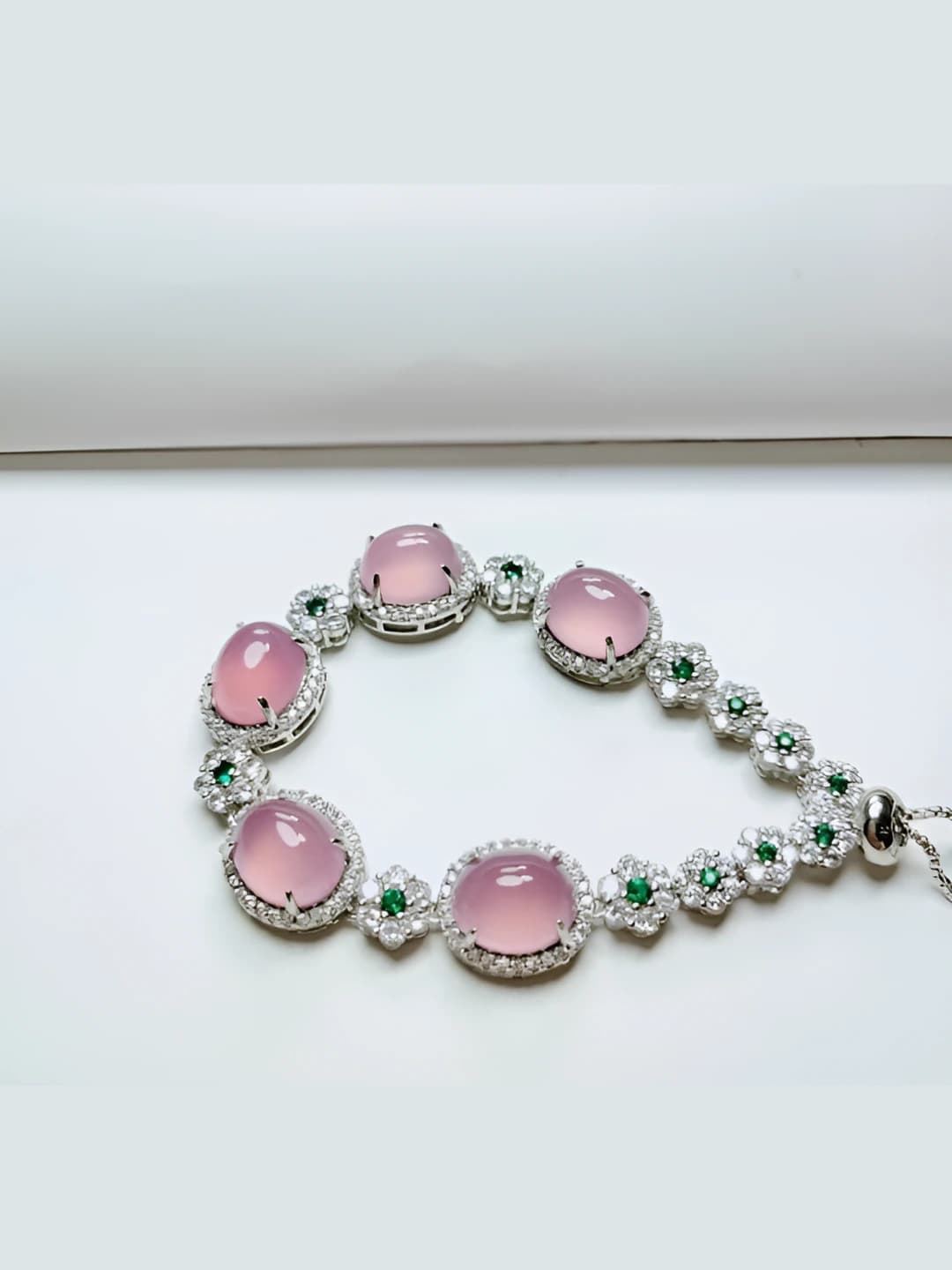 Pink diamond bracelet