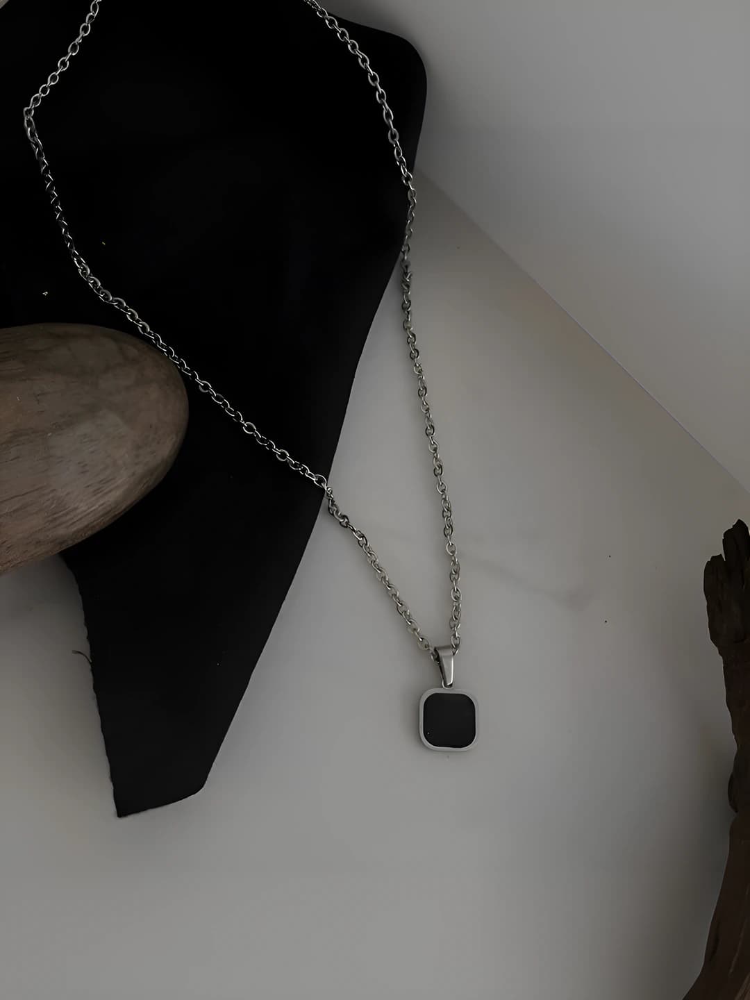 Qora kvadrat chelip zanjiri, [60 sm]