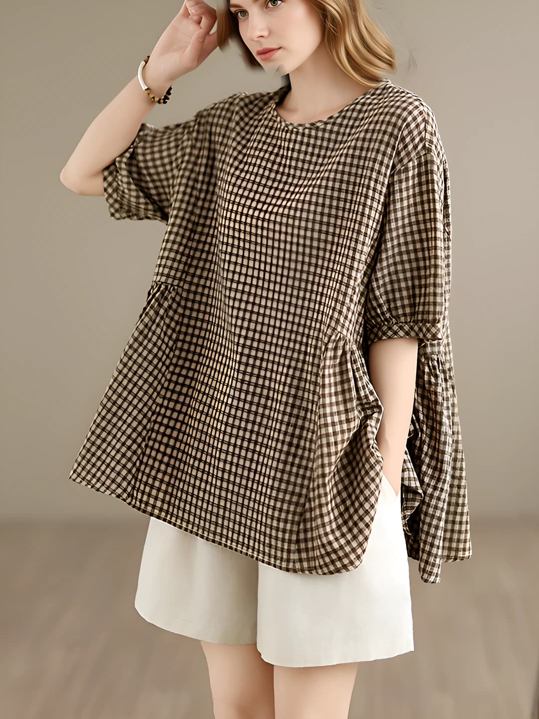 Coffee plaid