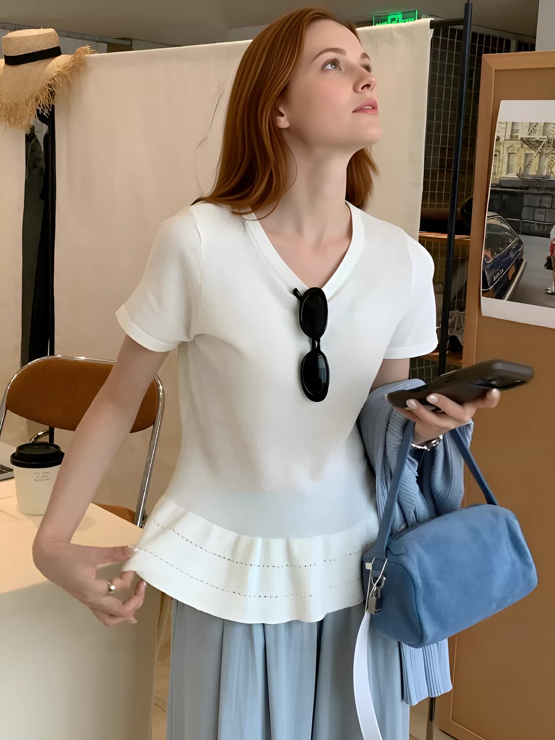 White T-shirt