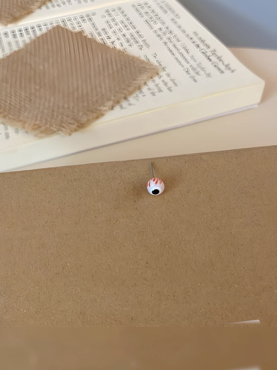 White fun studs
