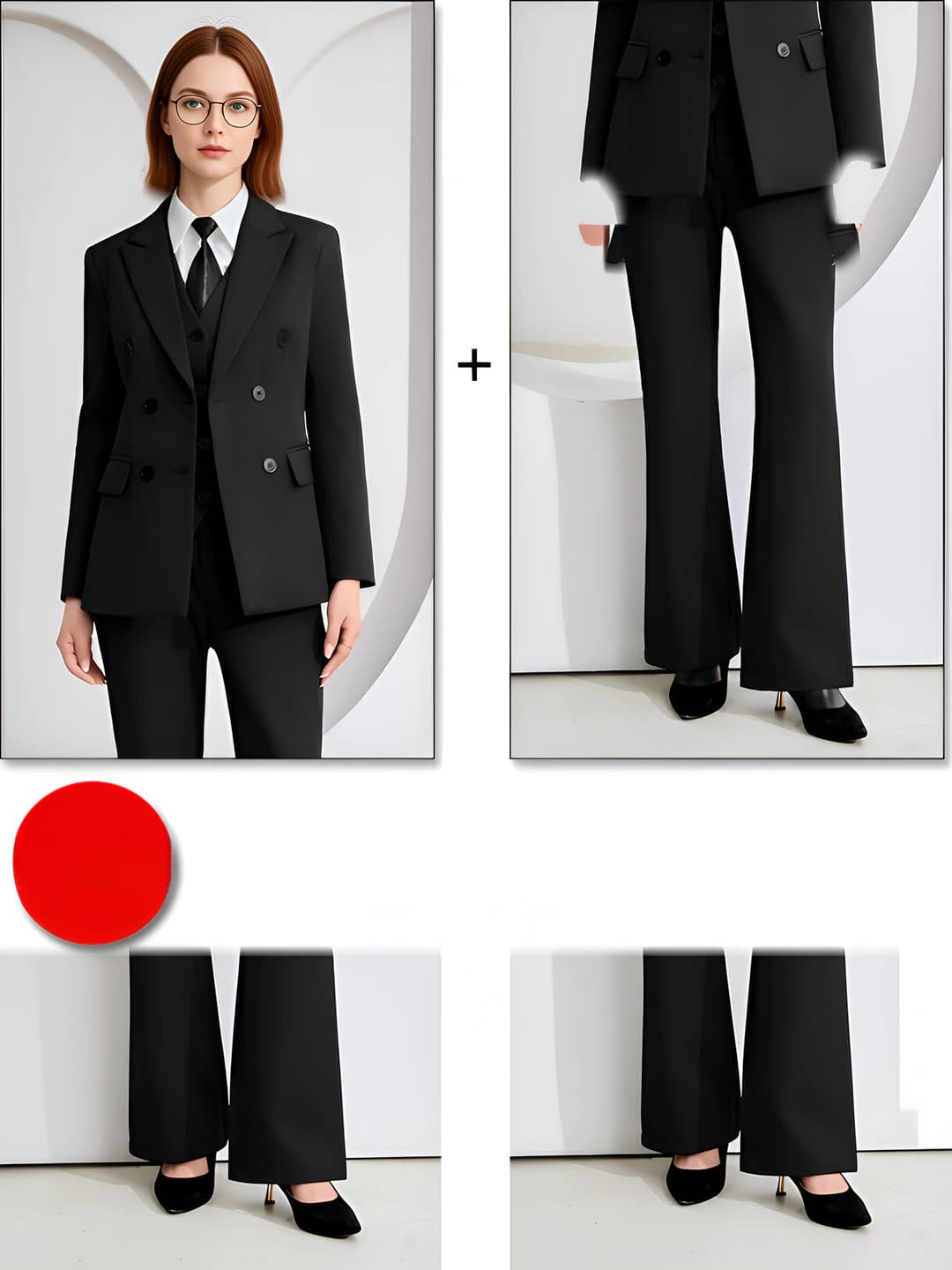 Qora kurt + B018 pantalon