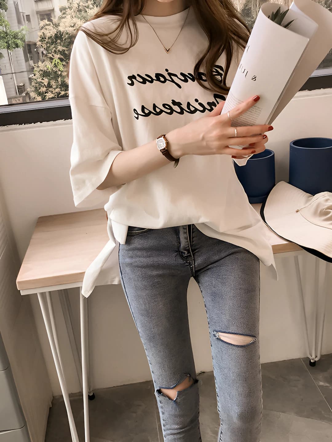 White