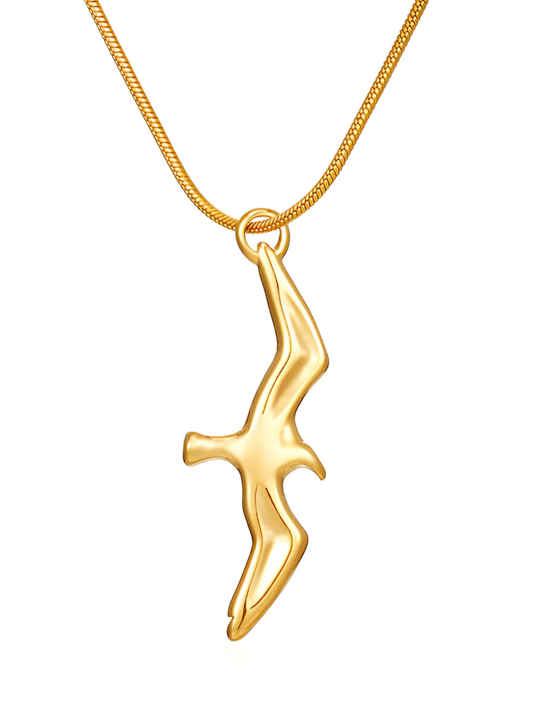Seagull, snake, gold, MS-522