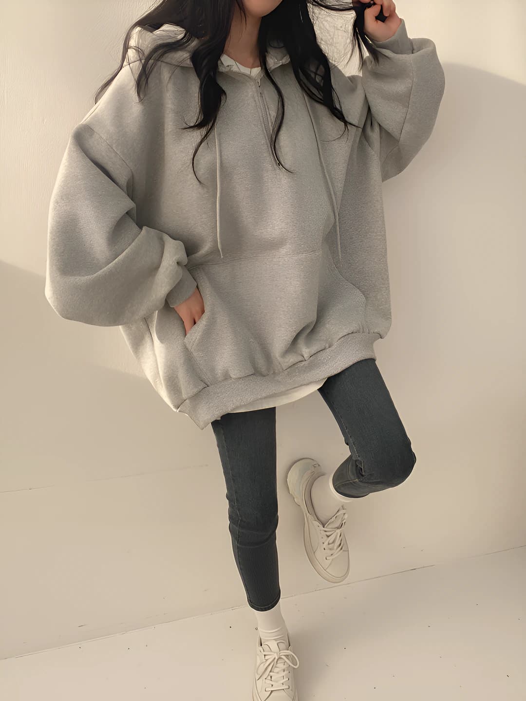600 Grey Fleece Lined