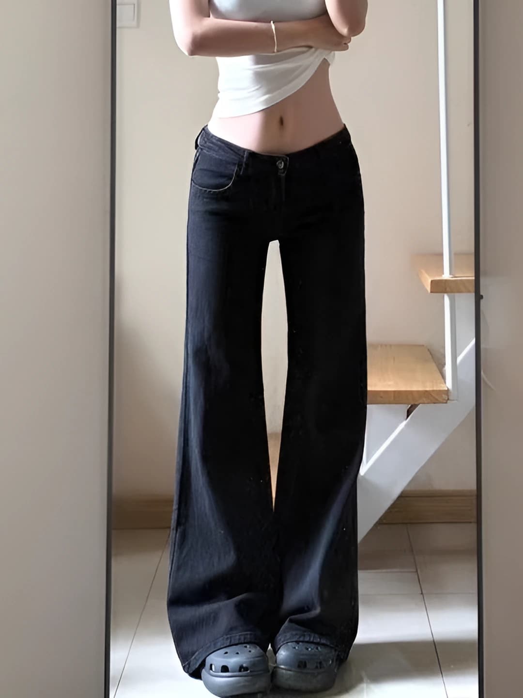 Black long pants, Style B
