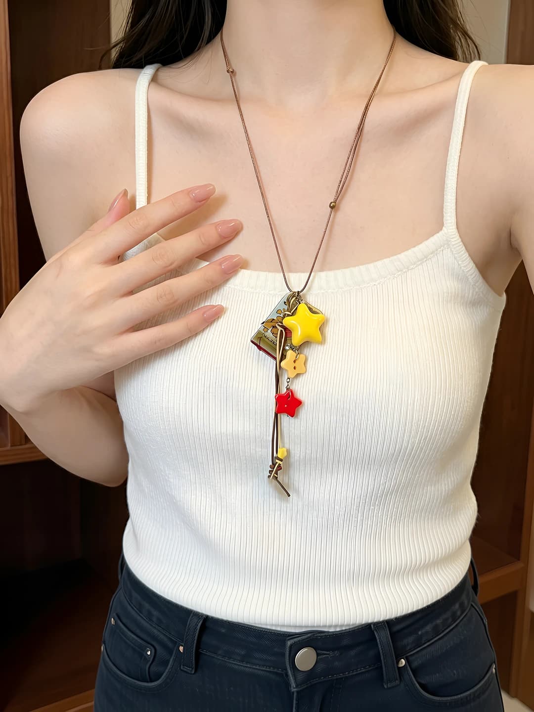 1# Black star necklace