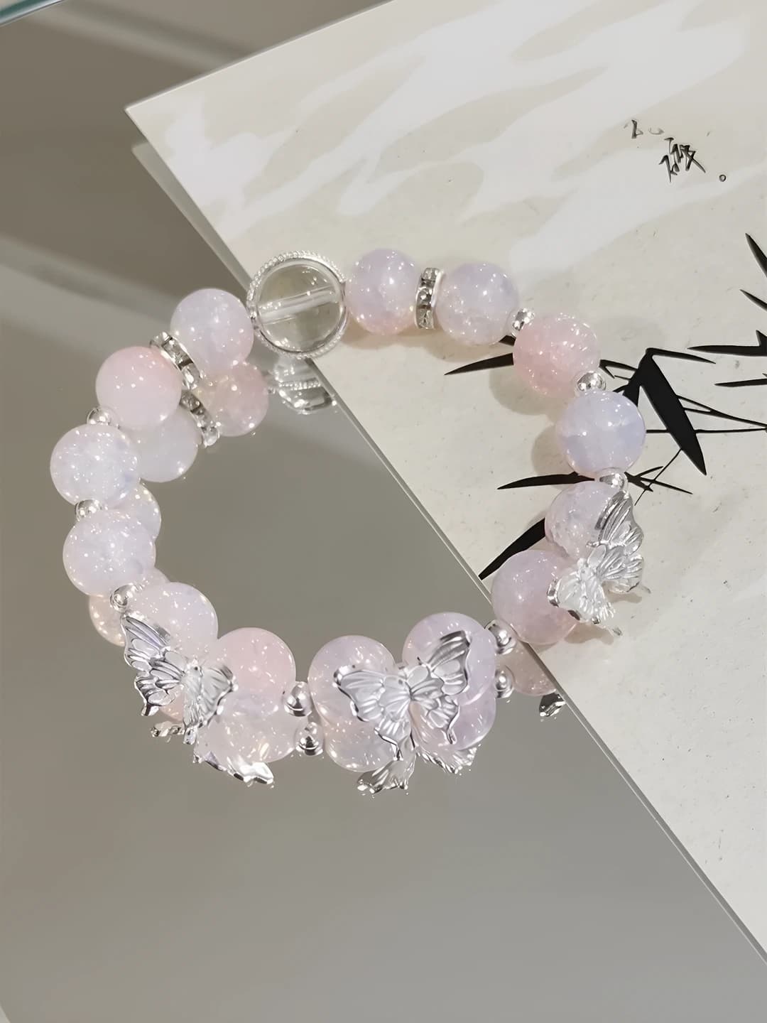 M737 Icy pink butterfly