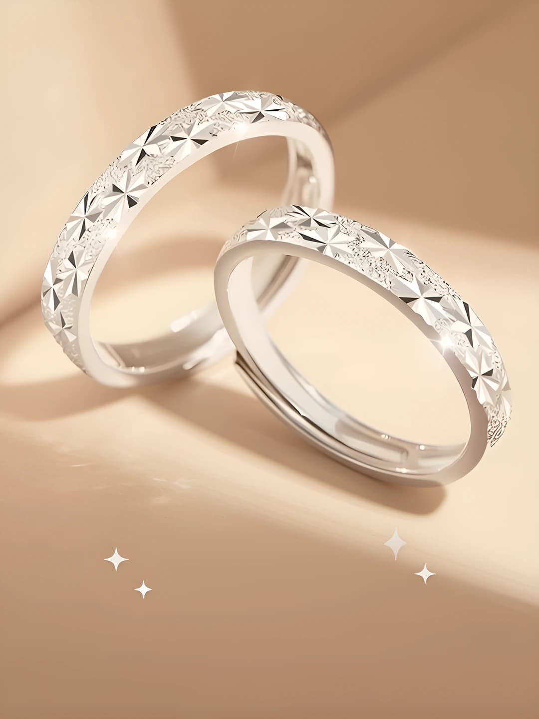 Women's ins style geometric ring, zinc alloy, electroplating, design element: circle