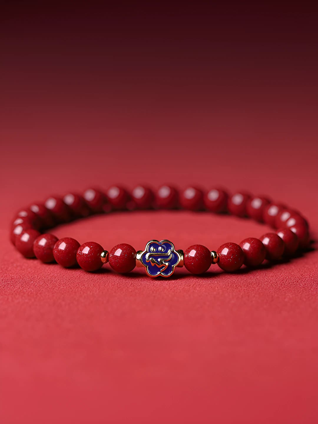 Red sand personal Buddha [Amitabha]