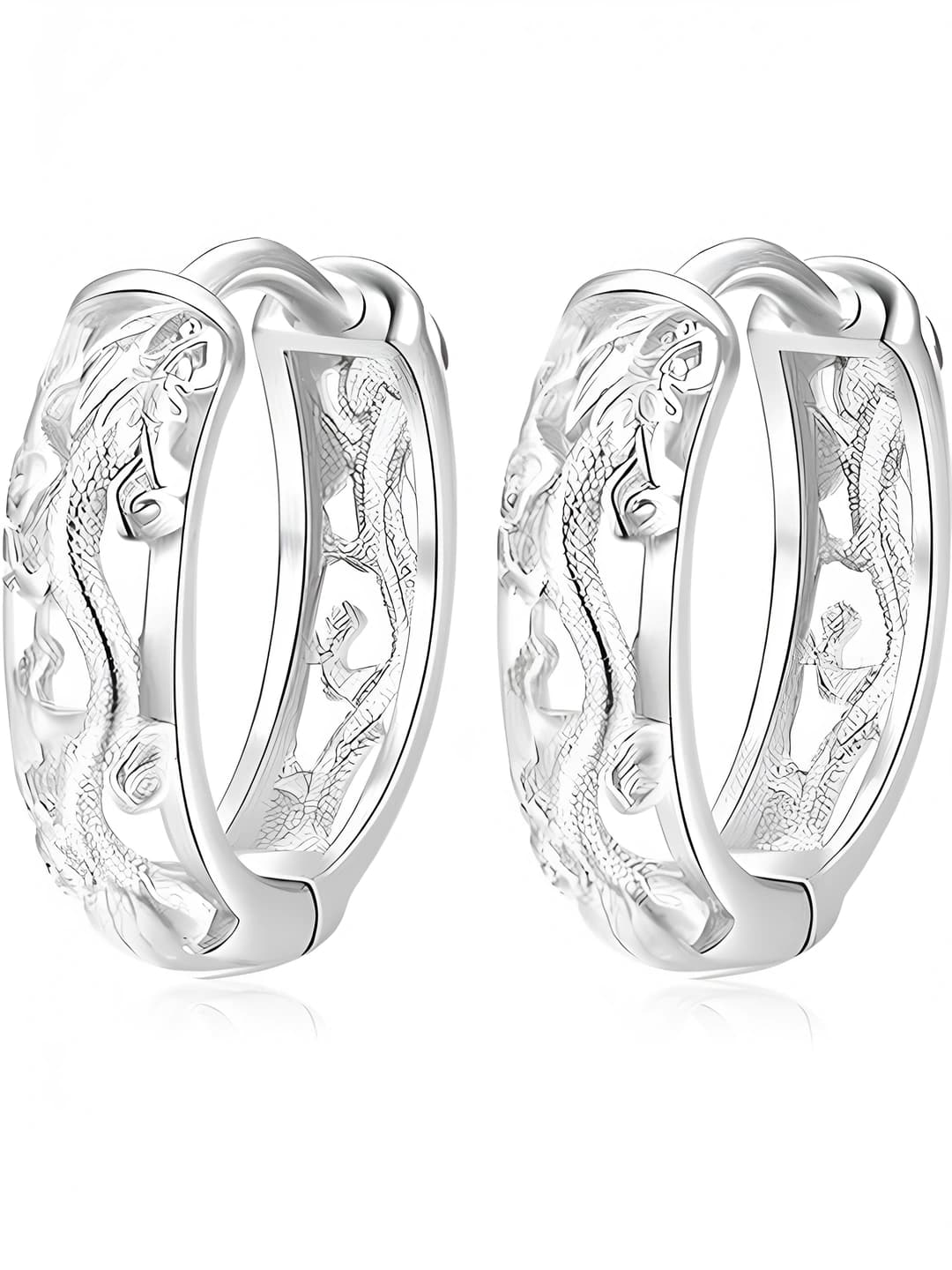 Chinese dragon silver (Pair)