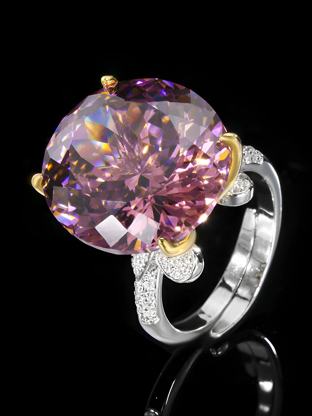 Dried rose cut ring