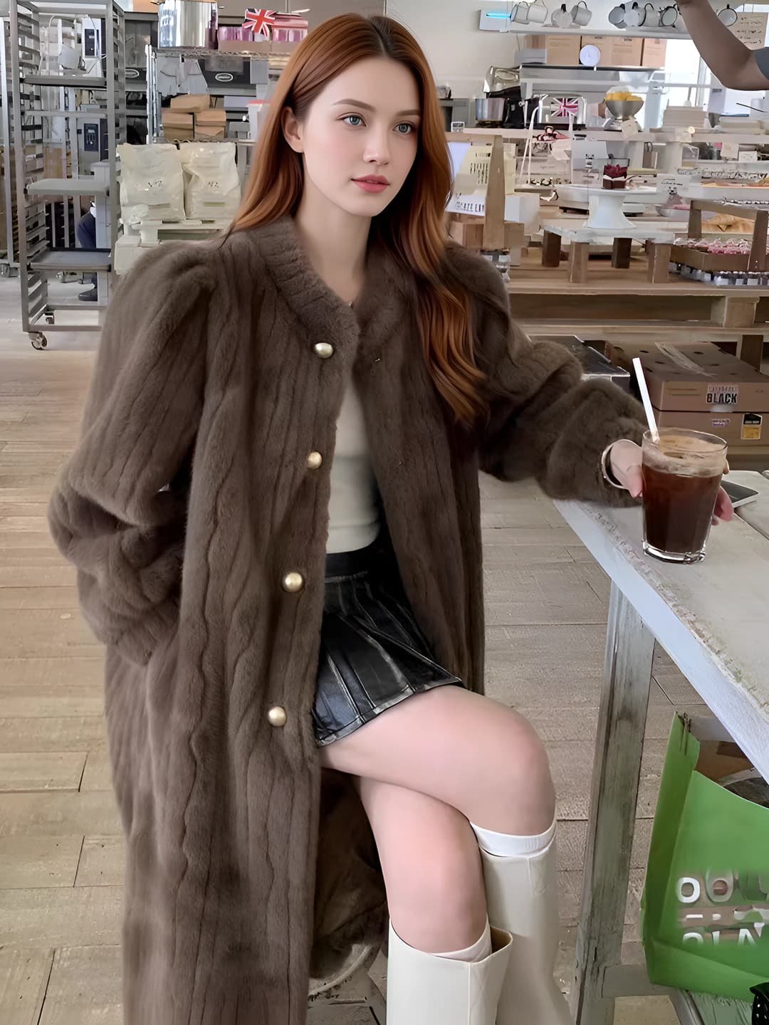 Warm coffee