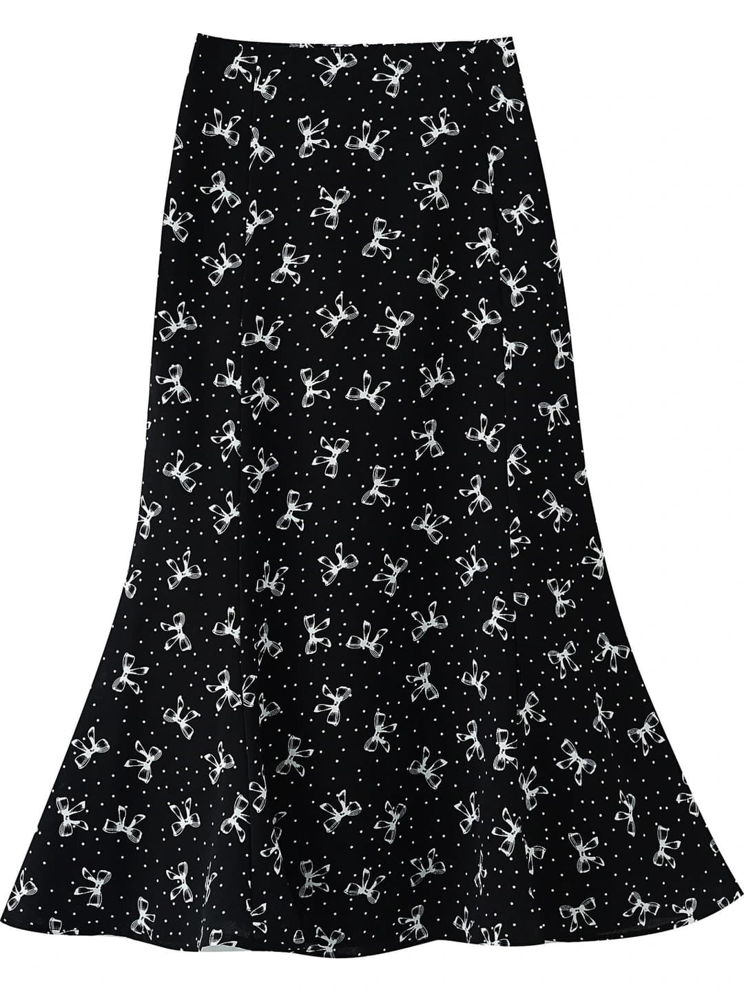 Qora fon, oq bow tie