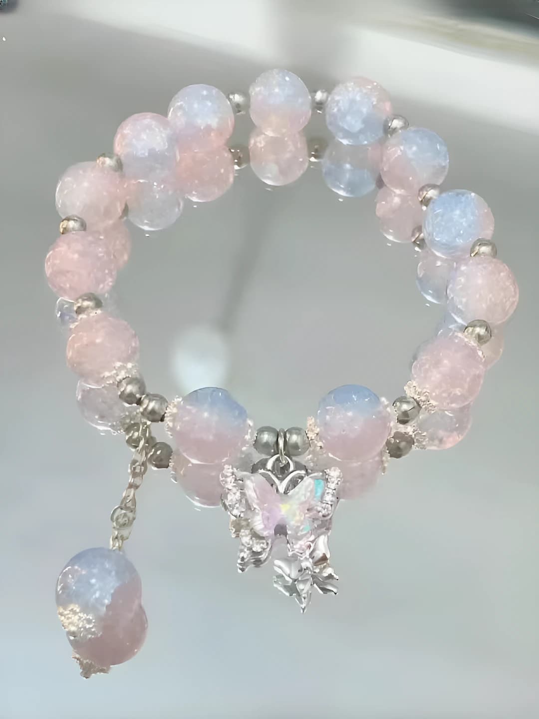 Pink pearl butterfly