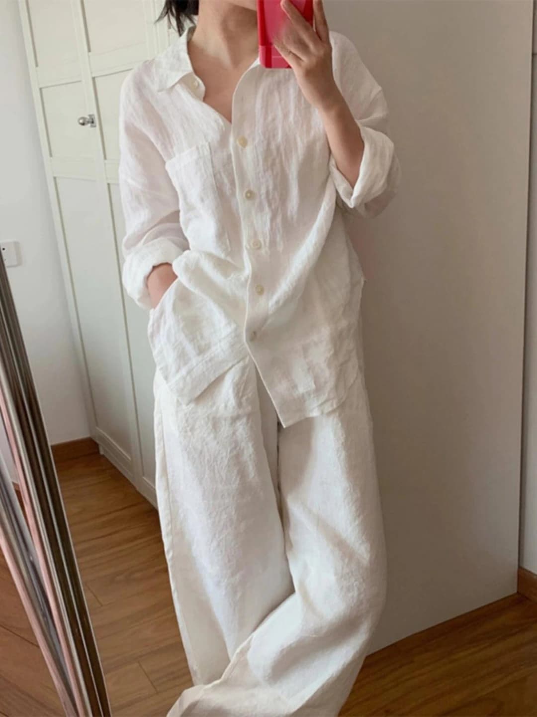 White trousers