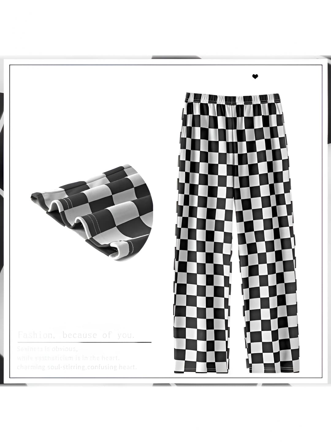Checkerboard plaid