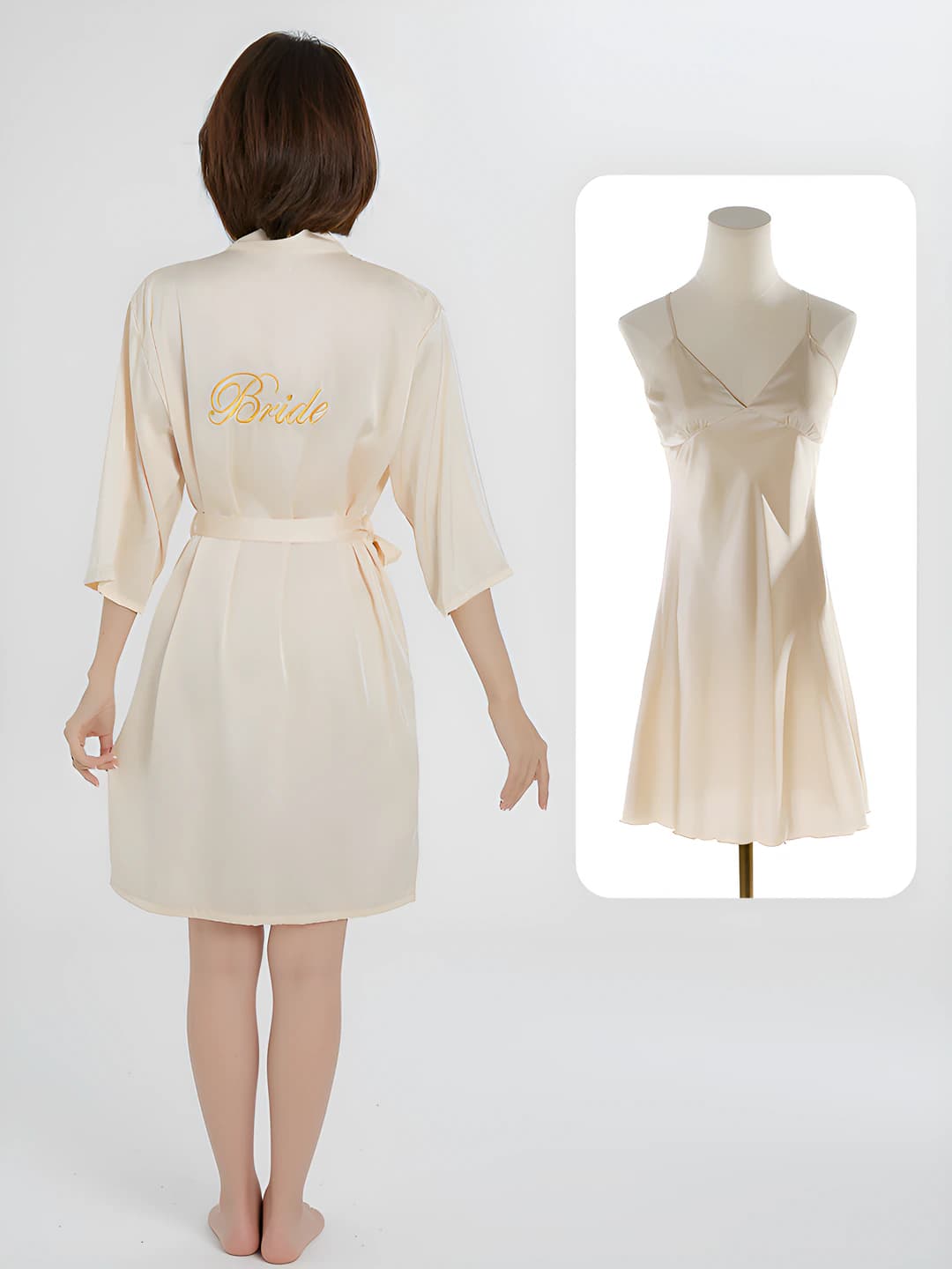 Bridal champagne - with skirt