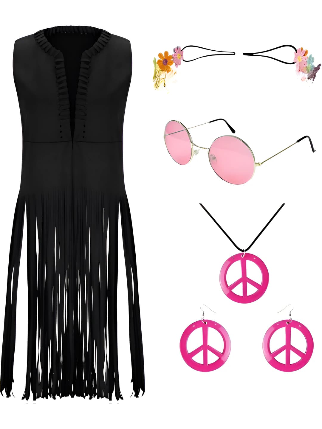 With black accessories