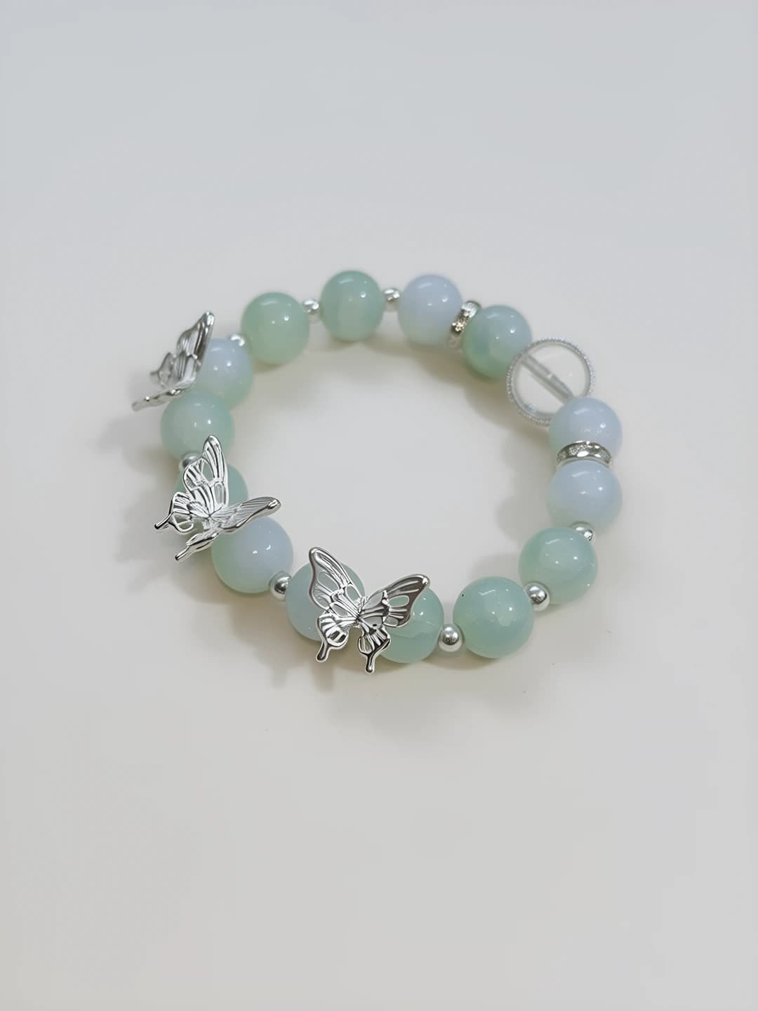 Icy green butterfly
