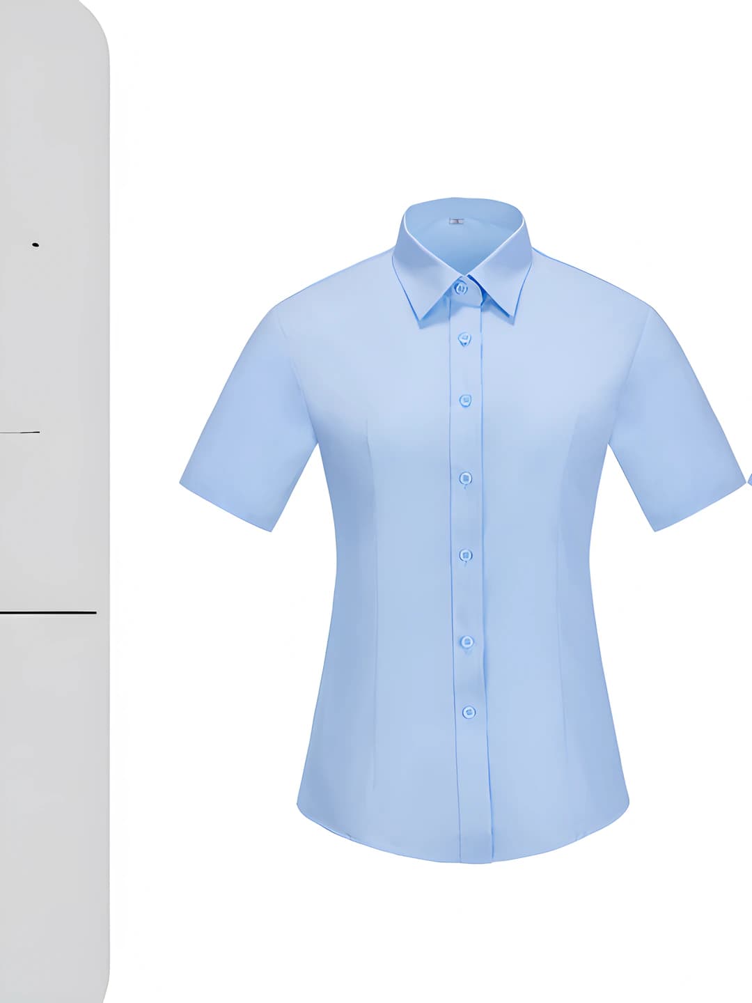 Women - light blue, short sleeve