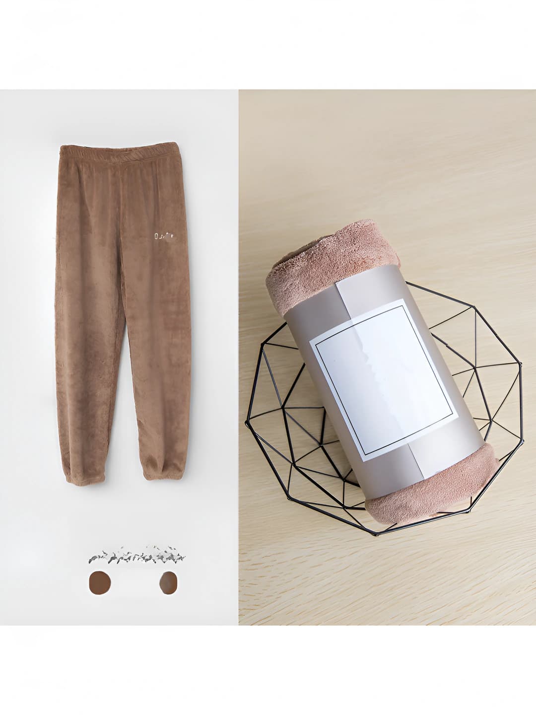 Pants - Dove coffee