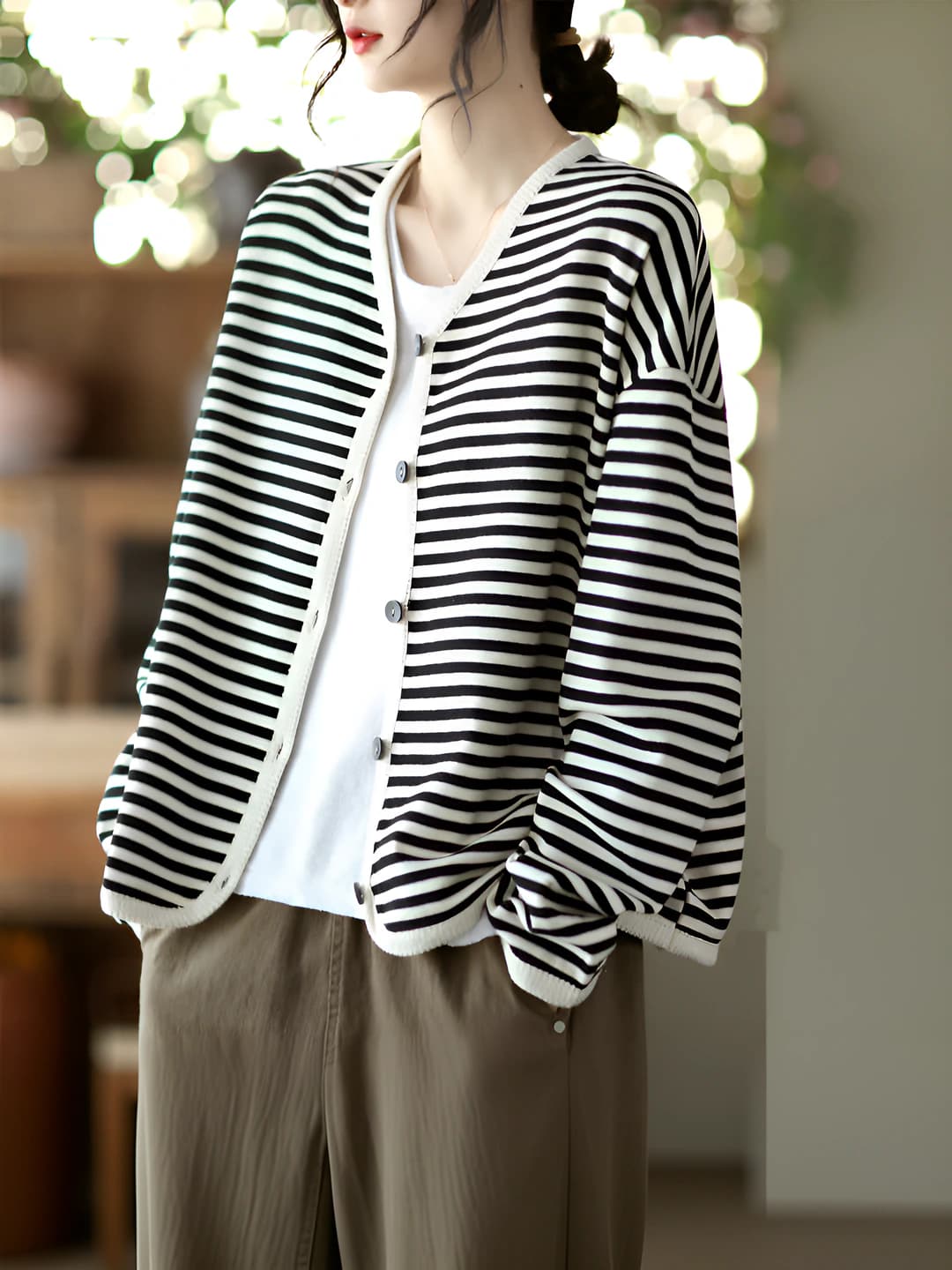 Black striped