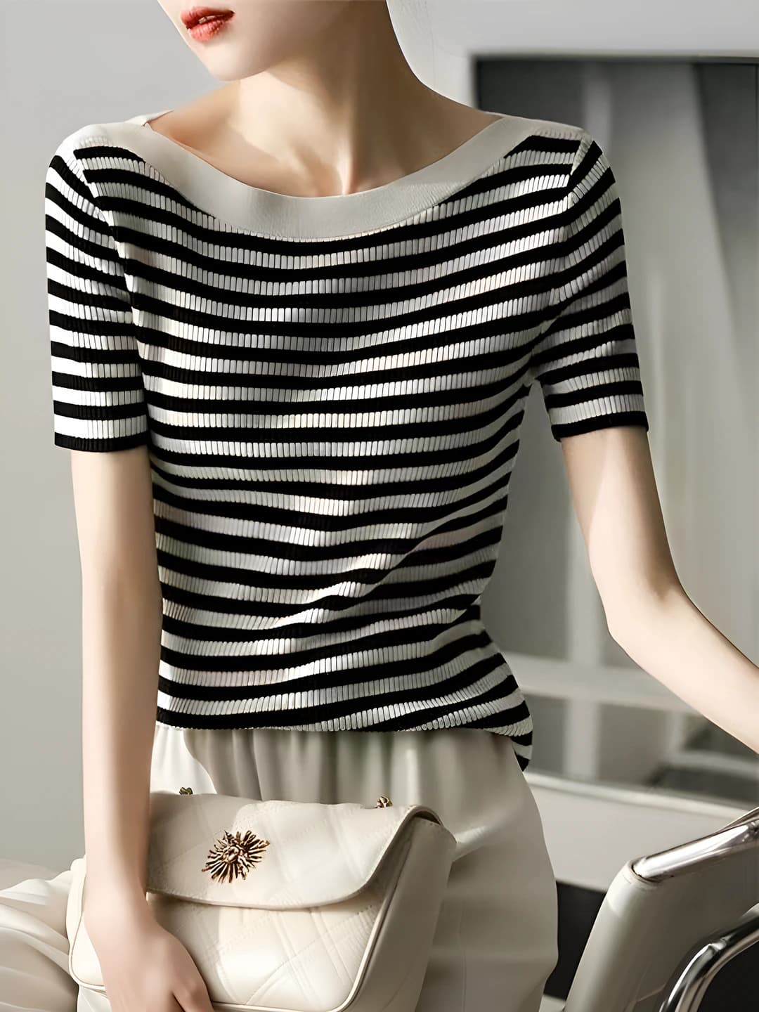 Black striped