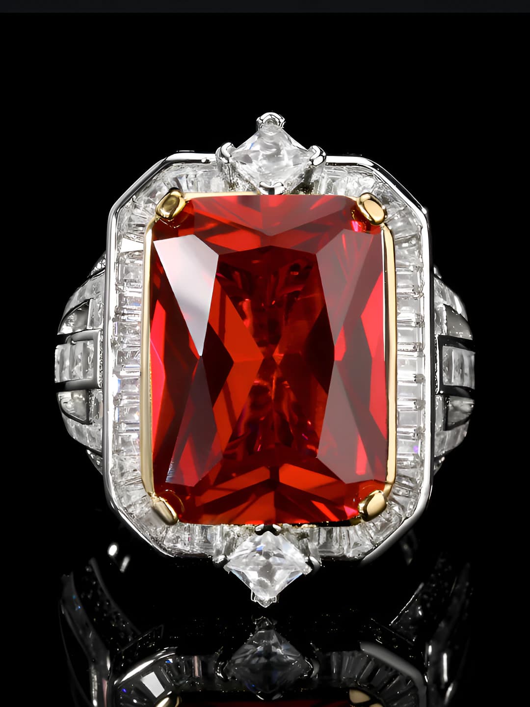 Red ruby ring