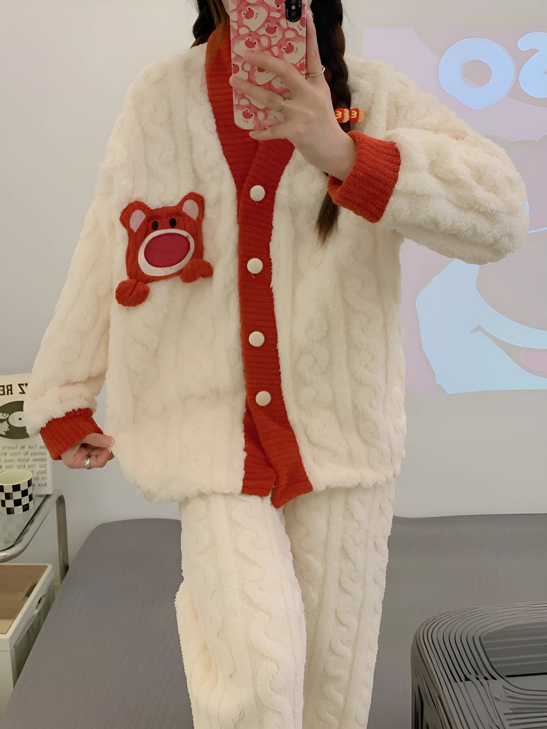 RN035# Strawberry Bear