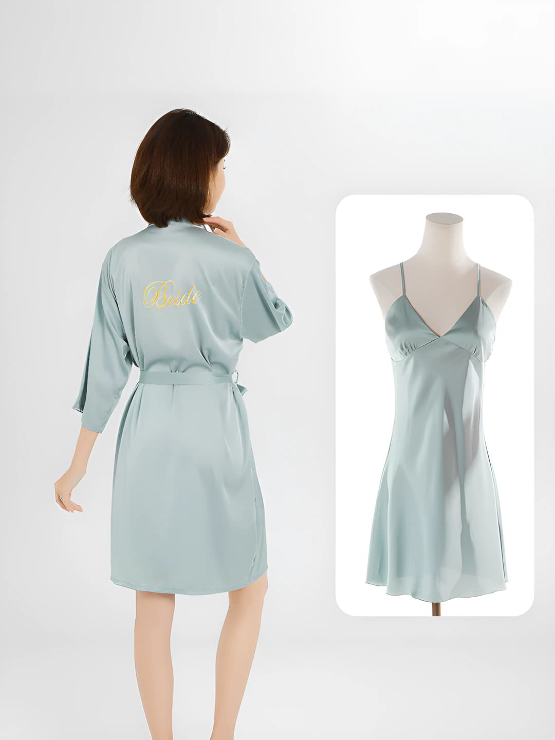 Bridal grey - with skirt
