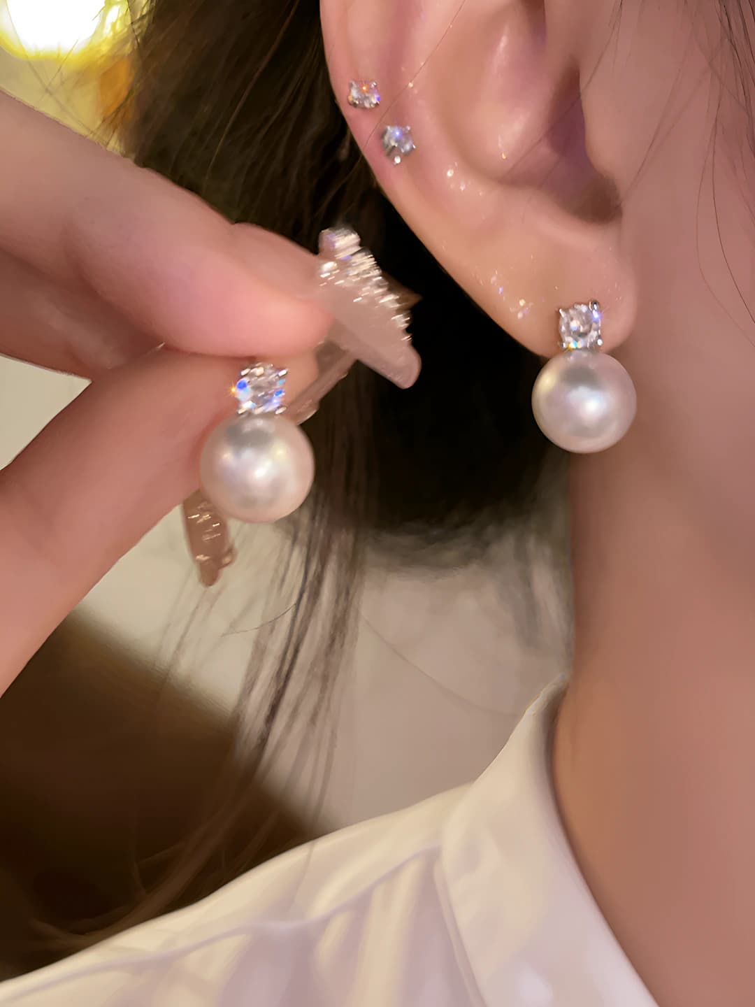 E6256 Silver~Silver pin