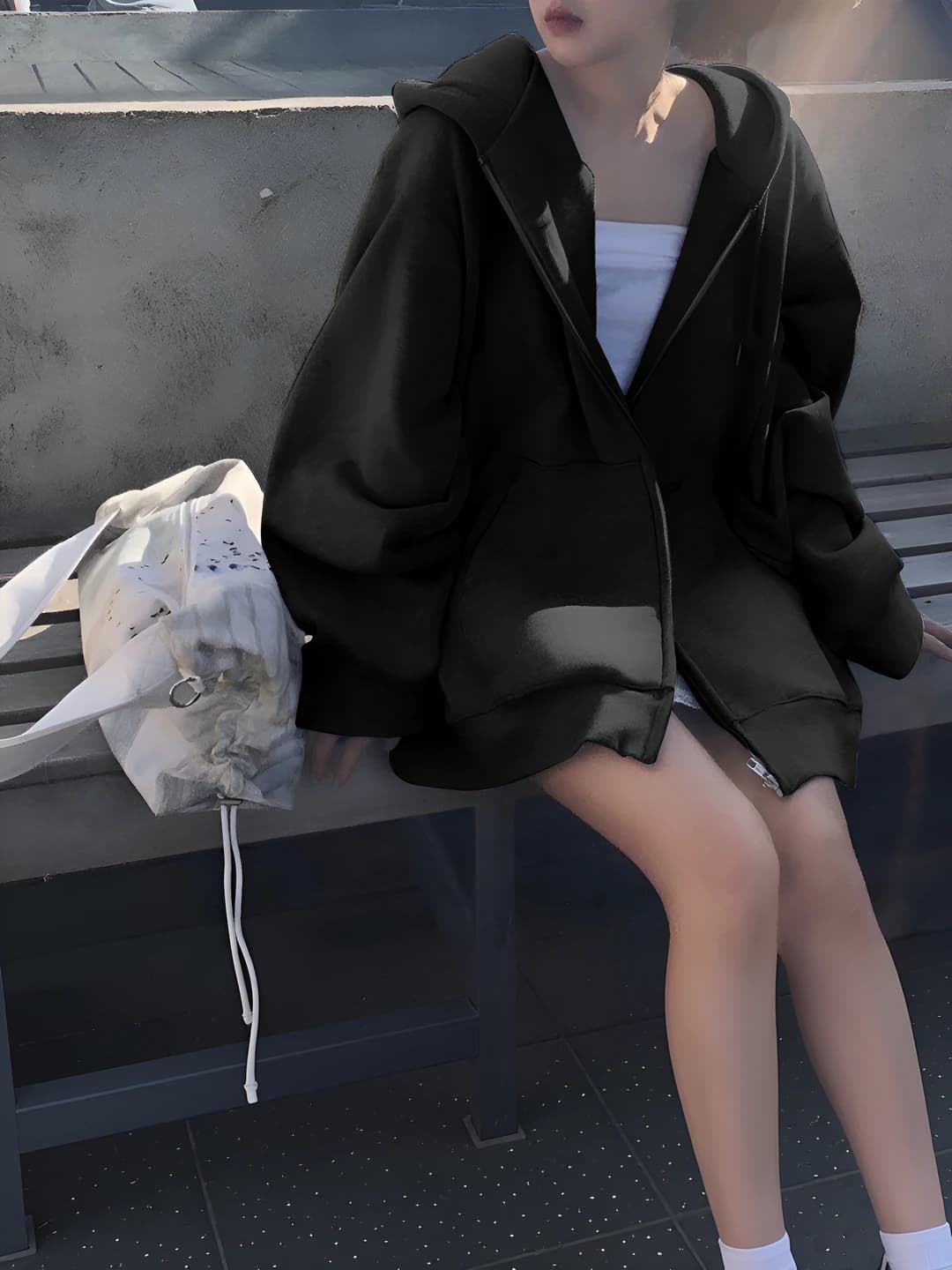 Black, thin