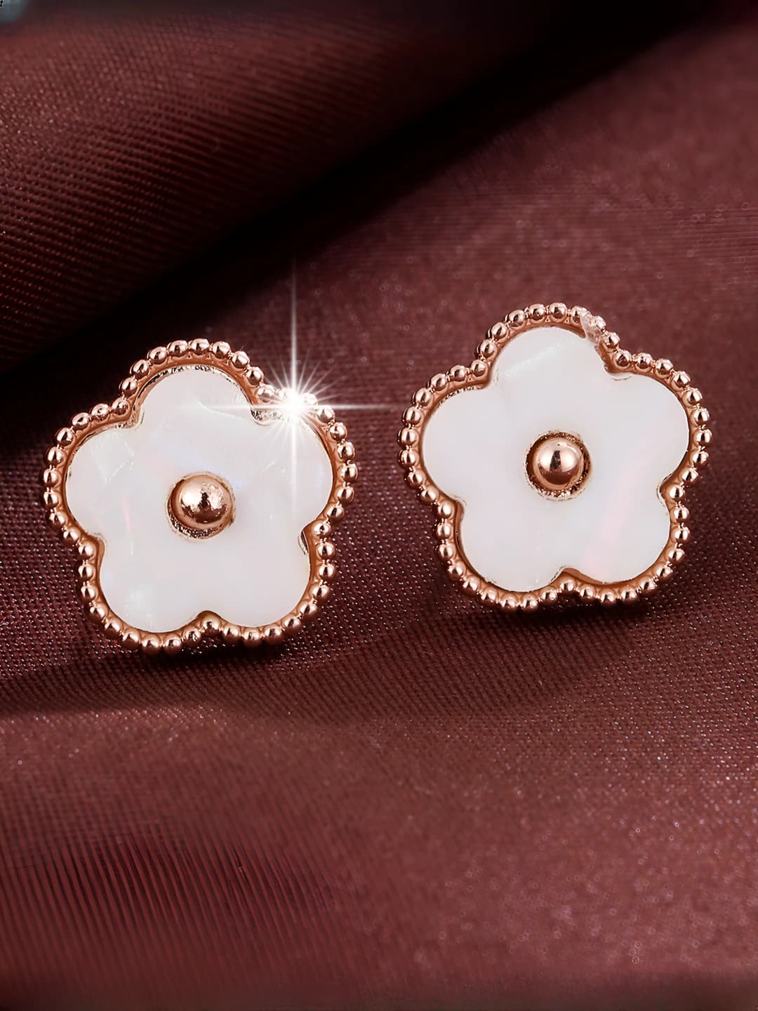 Rose gold-White