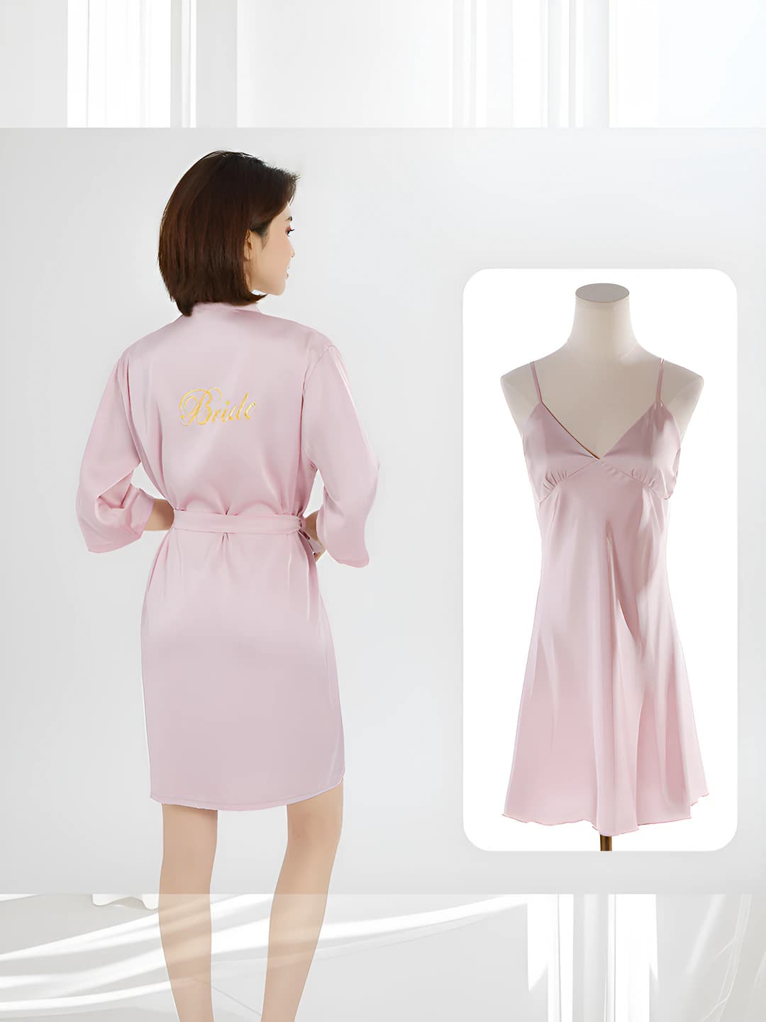 Bridal dusty pink - with skirt
