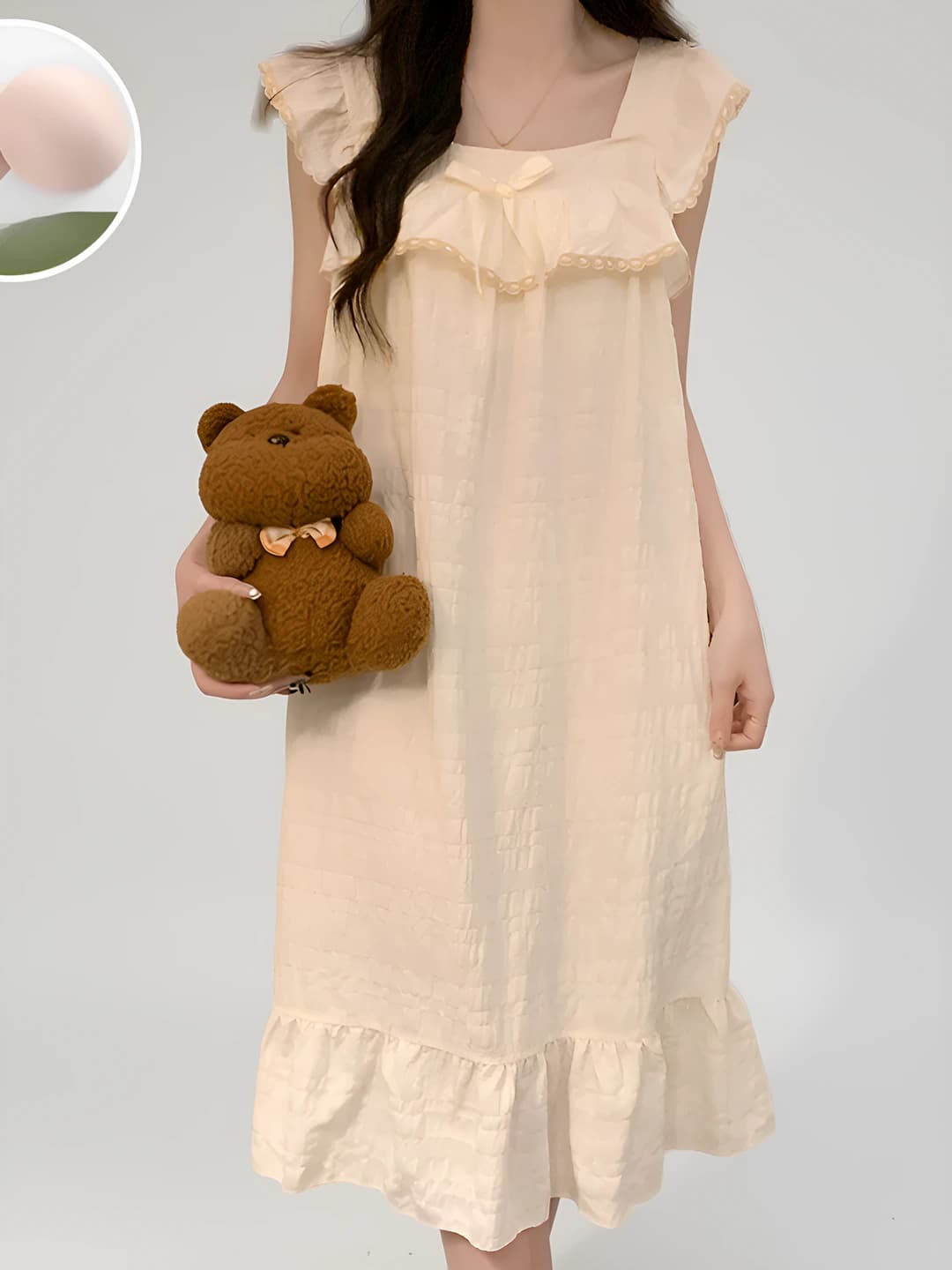 8711-1 Apricot Nightgown