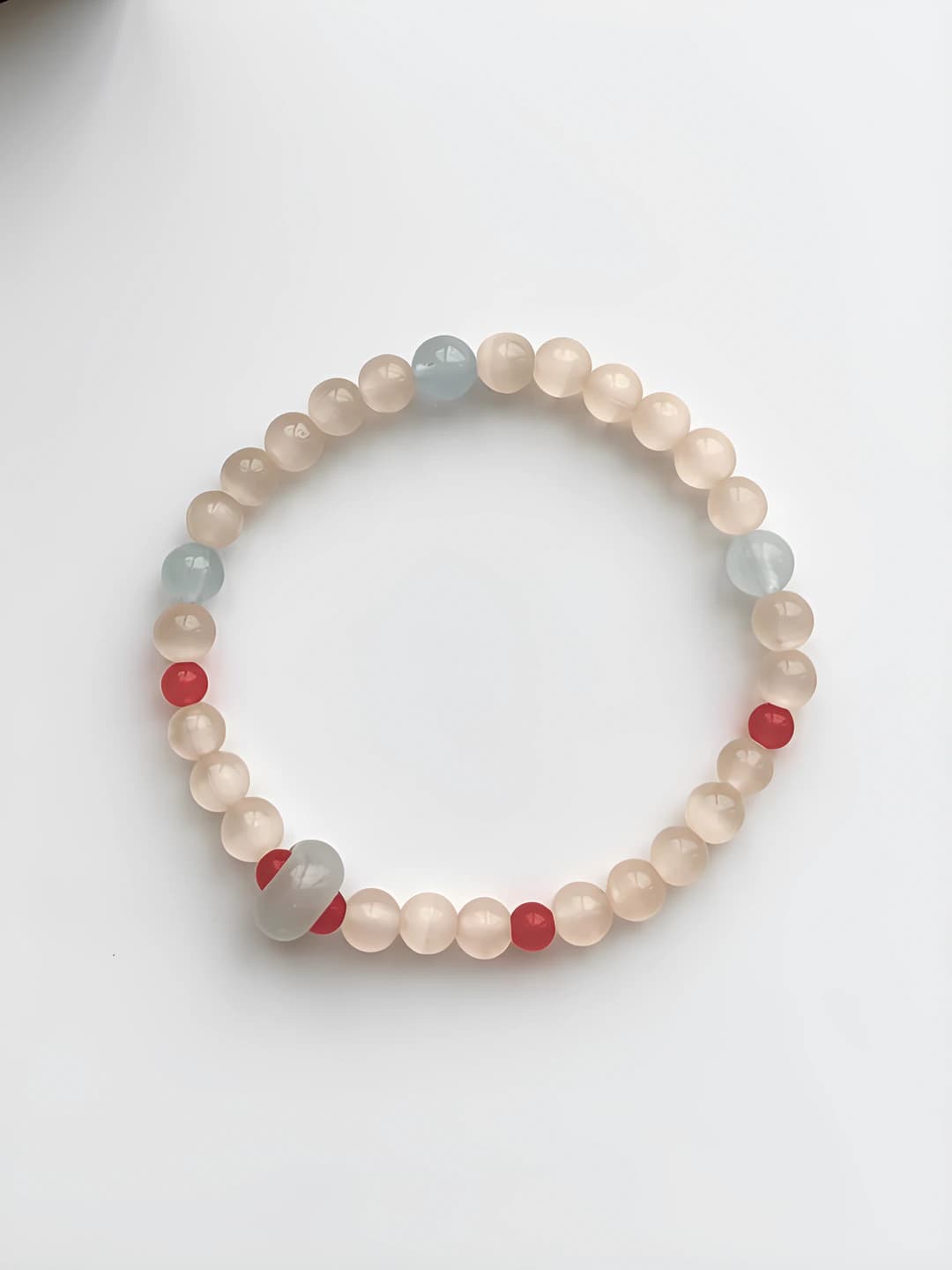 Haitang Weiyu Champagne Cat Eye Beaded Bracelet