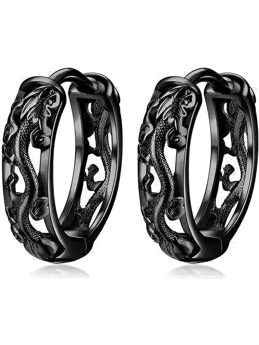 Chinese dragon black (Pair)