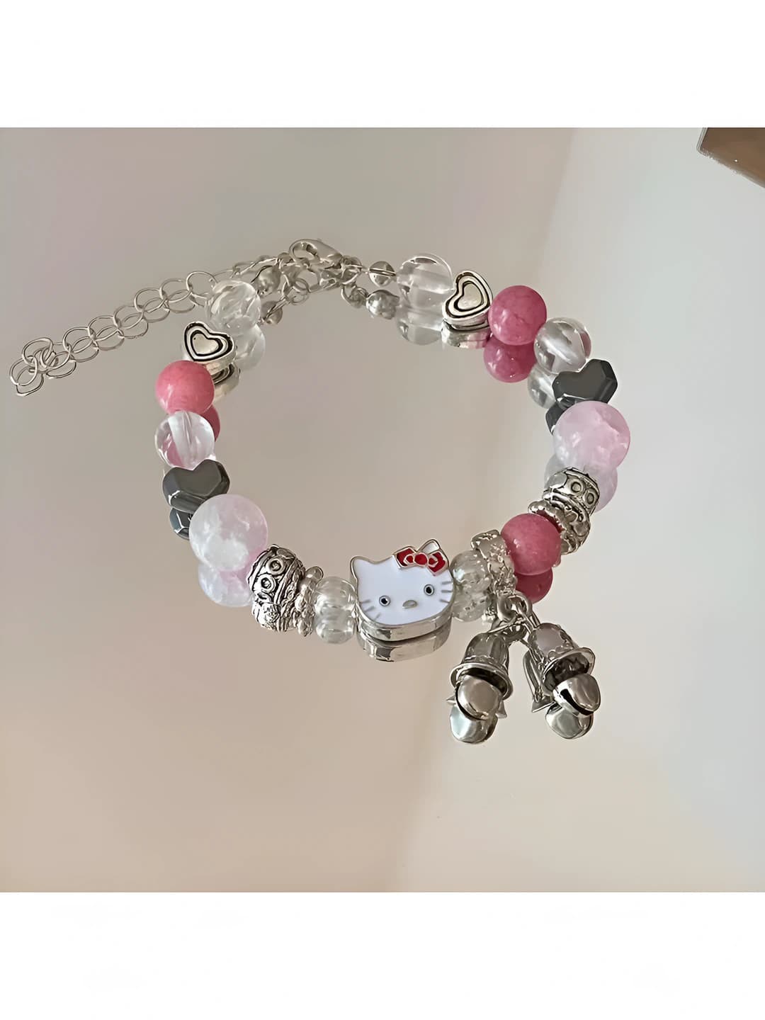 KT cat bell bracelet