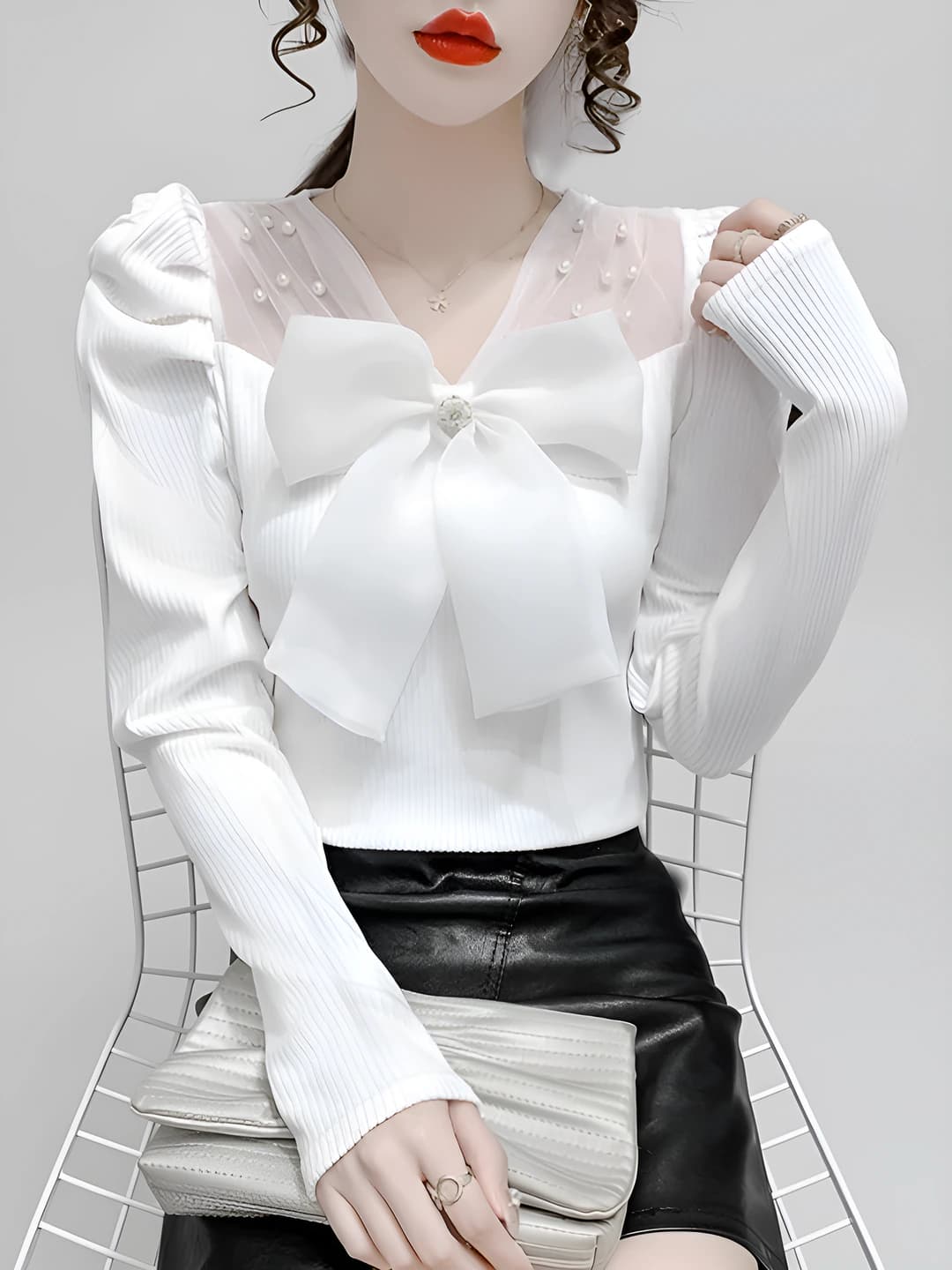 White (with lining)
