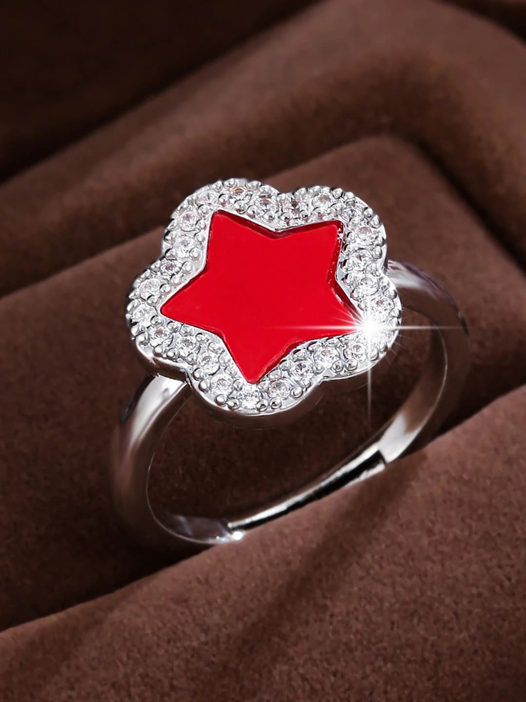 Silver-Red