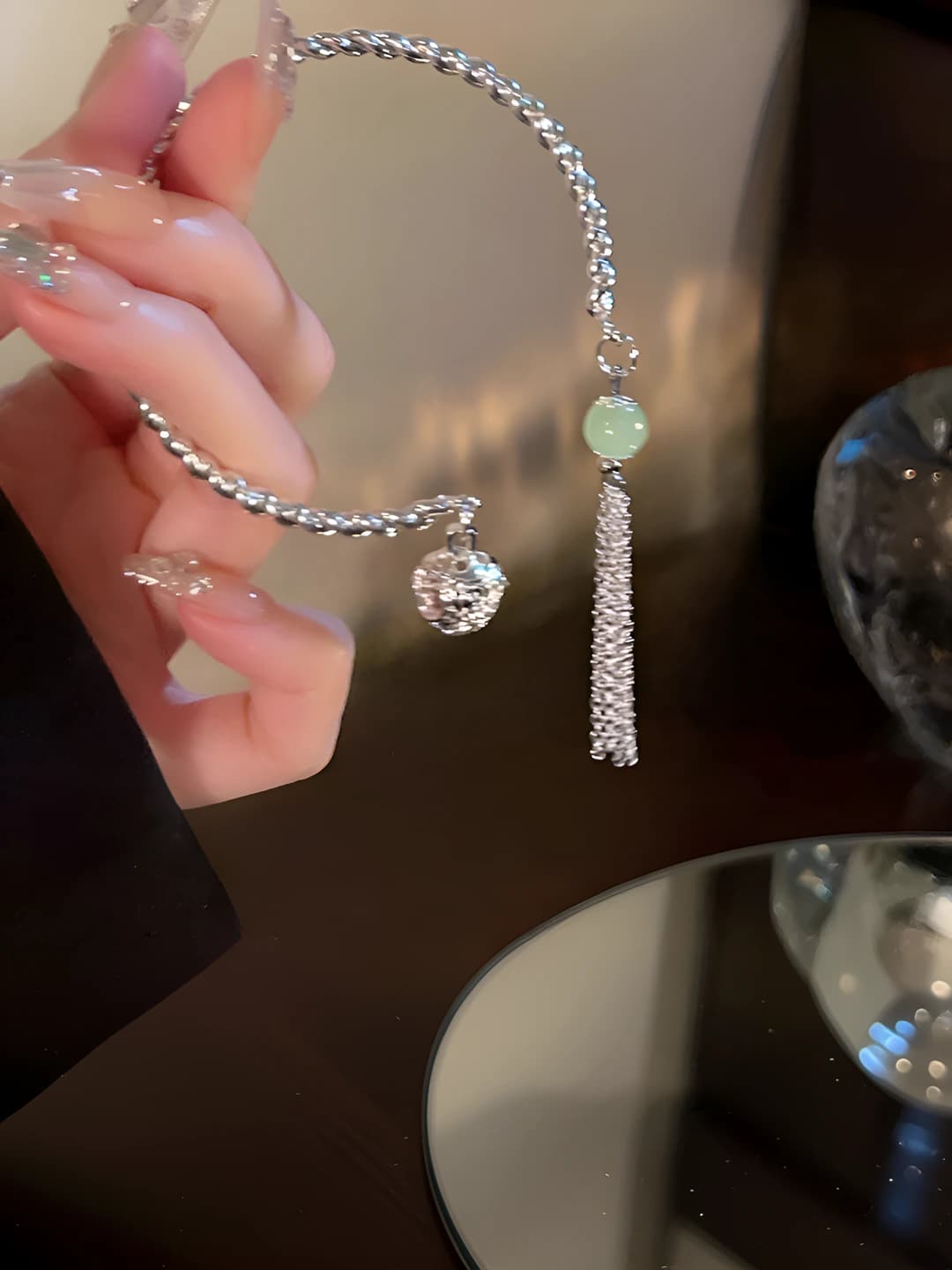 M1390, green tassel bell