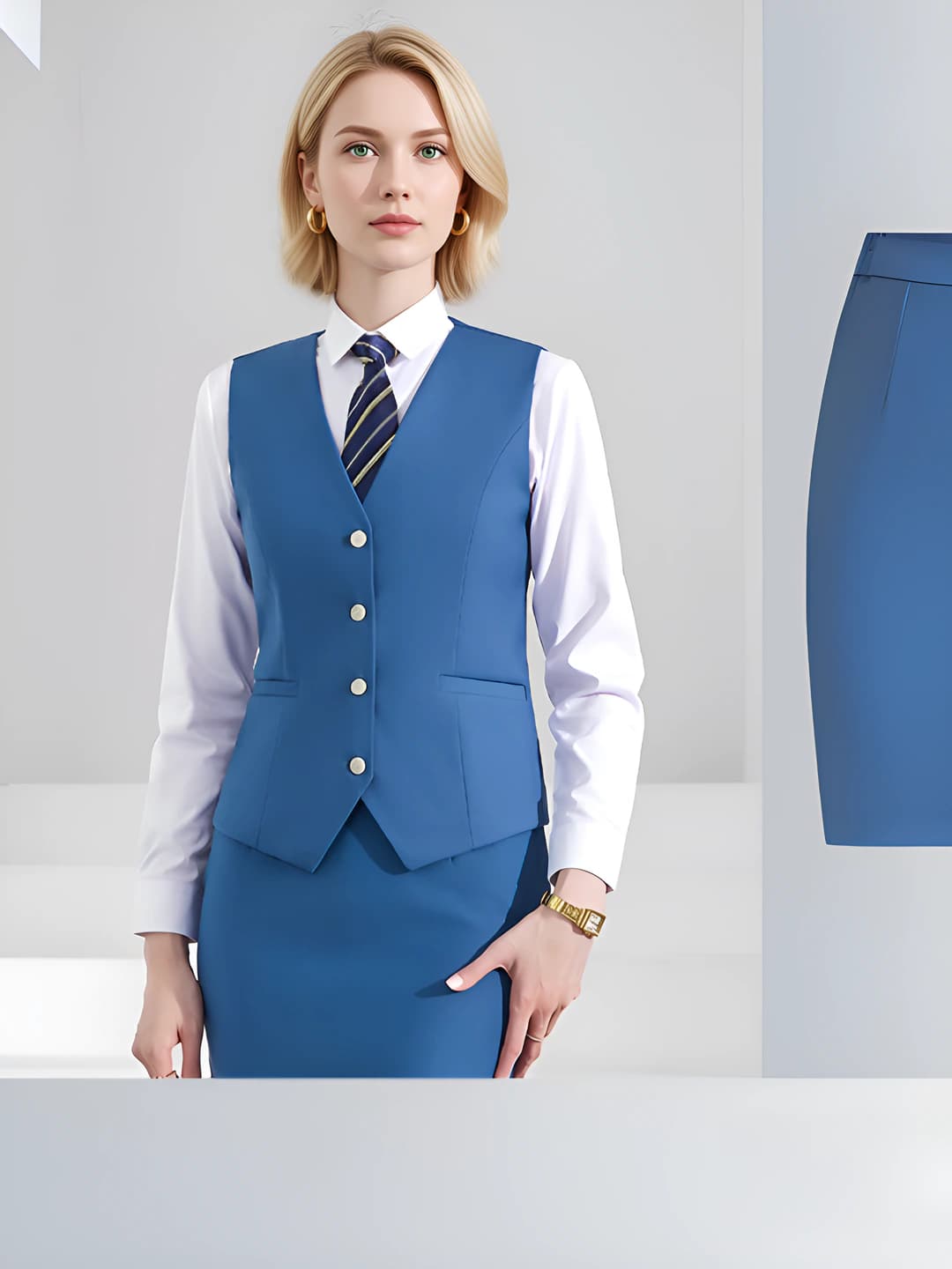 Light blue + Skirt