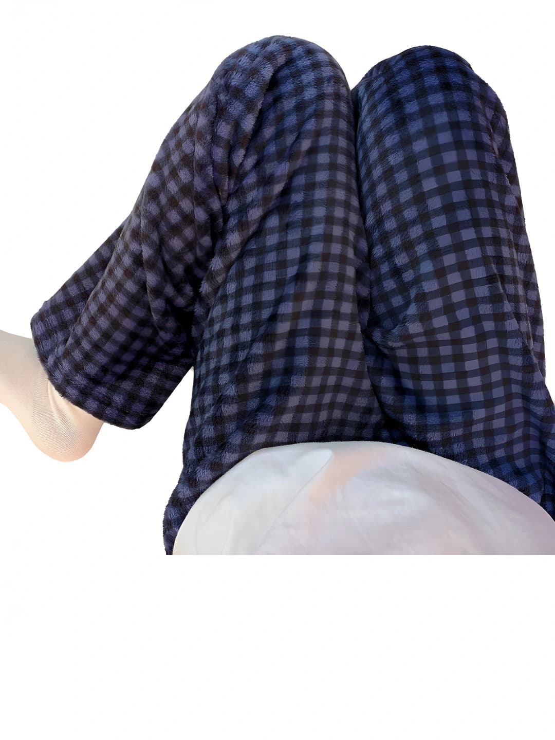 Dark blue check