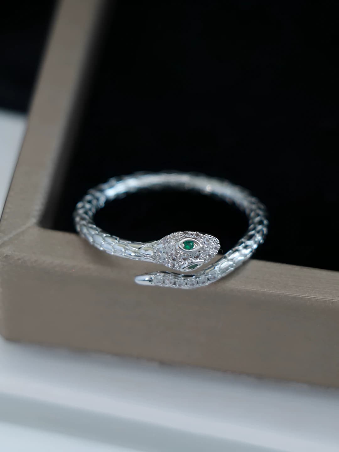 Silver Snake Ring