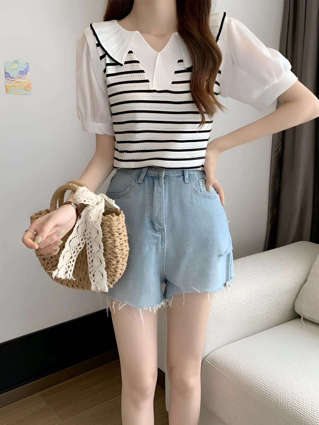Black striped