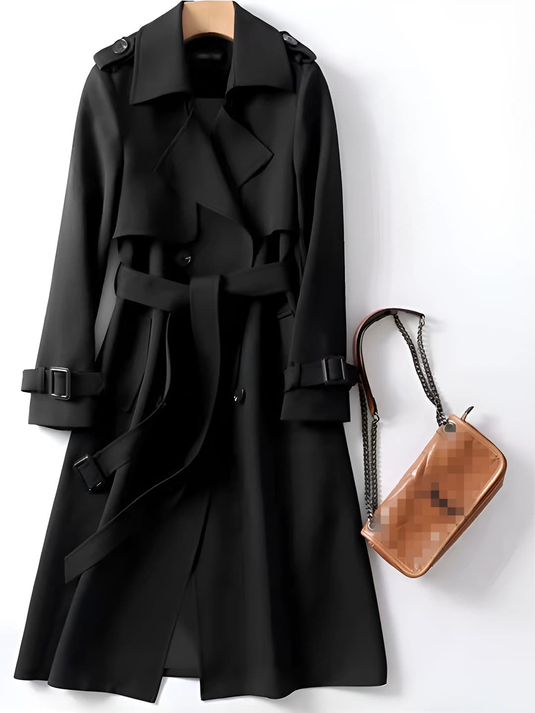 Black, solid lining