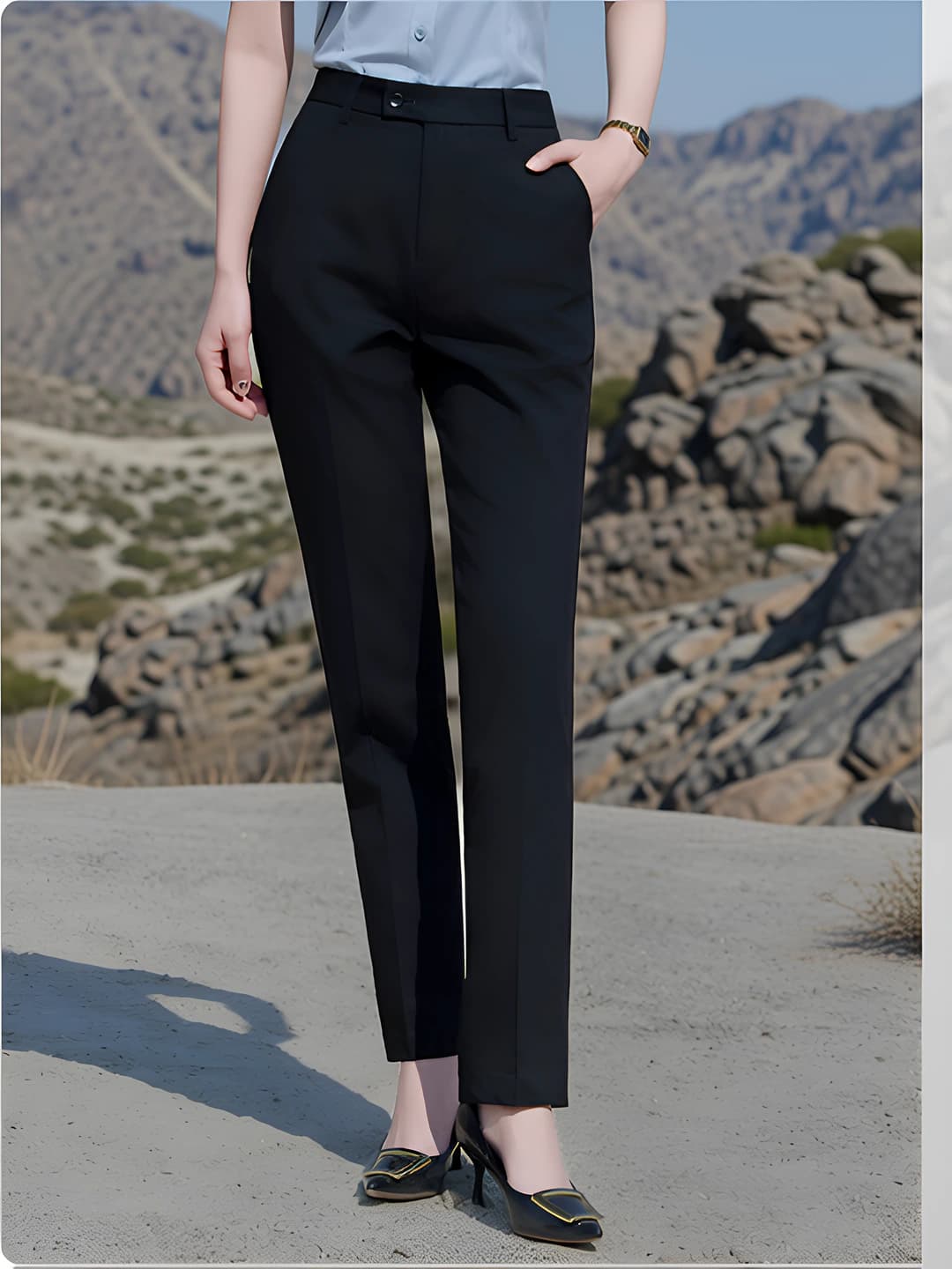 Женский - Чёрные брюки